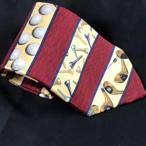 🔵 Polo Ralph Lauren golf silk tie